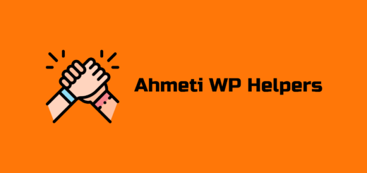 Ahmeti WP Helpers